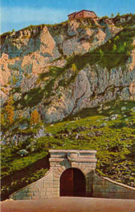 The entrance to the Eagle's Nest