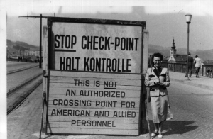 The Russian section. Ruth was here right after the Berlin airlift had started in response to the Soviet blockade of rail, road and water access to Allied-occupied areas of Berlin, so tensions were high between the Russians and other Allied forces at this time. 